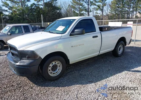 2012 Ram 1500 St z USA, uszkodzony, nr VIN 3C6JD6DK9CG229324